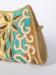 Sabrang Clutch Purse - Exotic tapestry of multi colours with intricate fine needle work - My Darling Jeannie